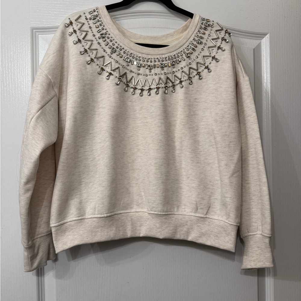 Anthropologie Maeve Cream Top